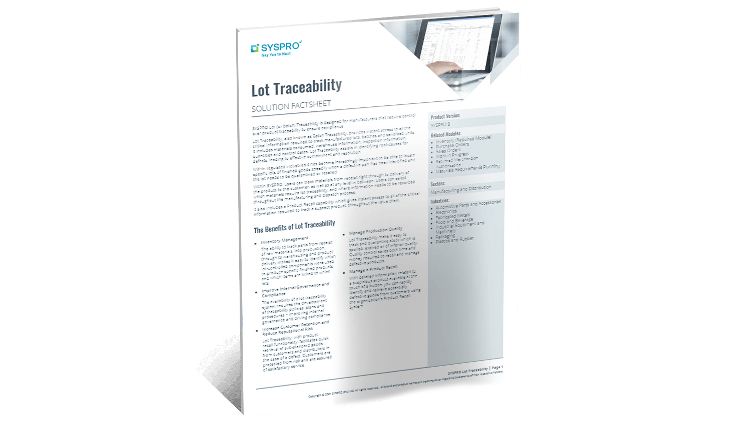 SYSPRO-ERP-software-system-lot-traceability-factsheet