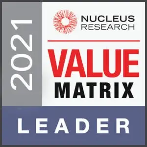 2021 Value Matrix Leader Badge